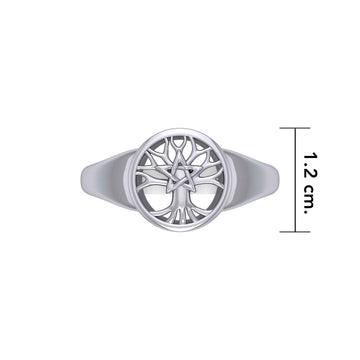Celtic Tree of Life with Star Ring TRI1535 - Jewelry